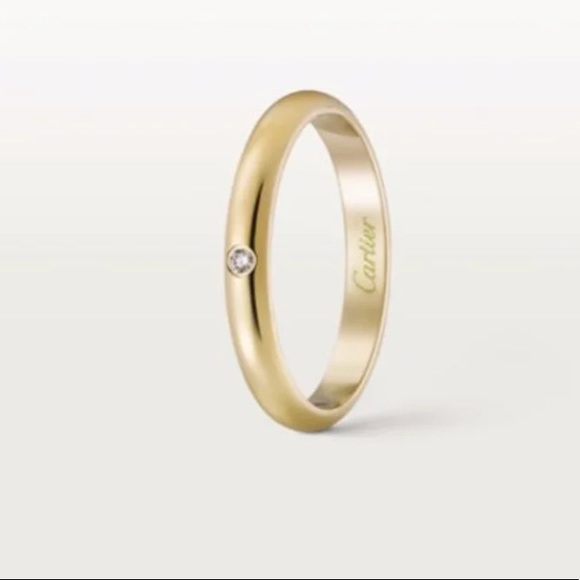 SOLD Cartier 1895 Wedding Band - Picture 2 of 10